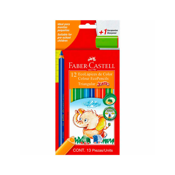 ECOLAPICES COLOR JUMBO 12 LARGO