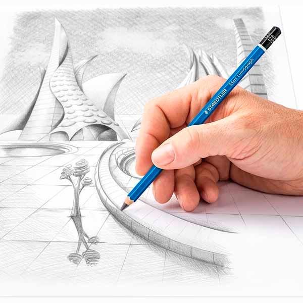 LÁPIZ STAEDTLER PARA DIBUJO 12UND -VISTA-01