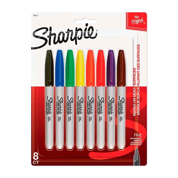 MARCADOR SHARPIE FINO  COLORES(300)