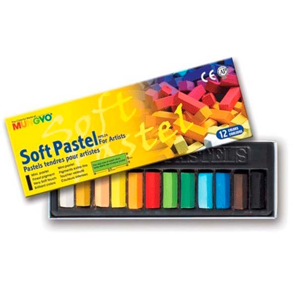 MUNGYO TIZA PASTEL SECA 12 COLORES