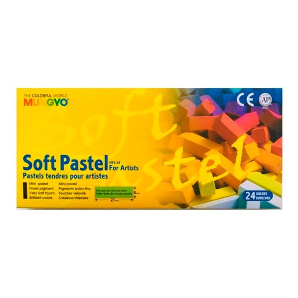 MUNGYO TIZA PASTEL SECA 24 COLORES