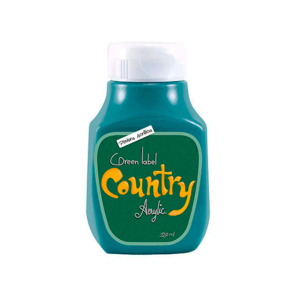 PINTURA ACRILI COUNTRY 120ML TURQU133