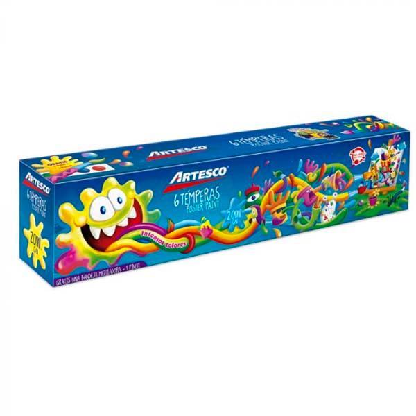 PINTURA P/DEDOS ARTICOLOR  30CC 6U