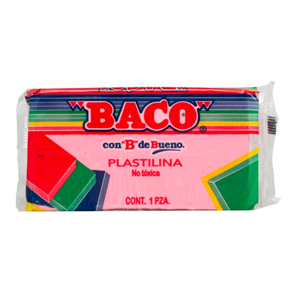 PLASTICINA BACO MARQUETA ROSADA