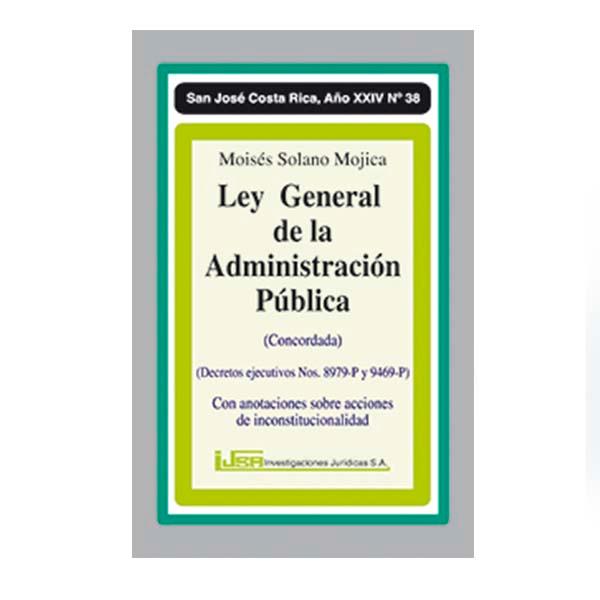 LEY GRAL ADMINISTRACION PUBLICA CON