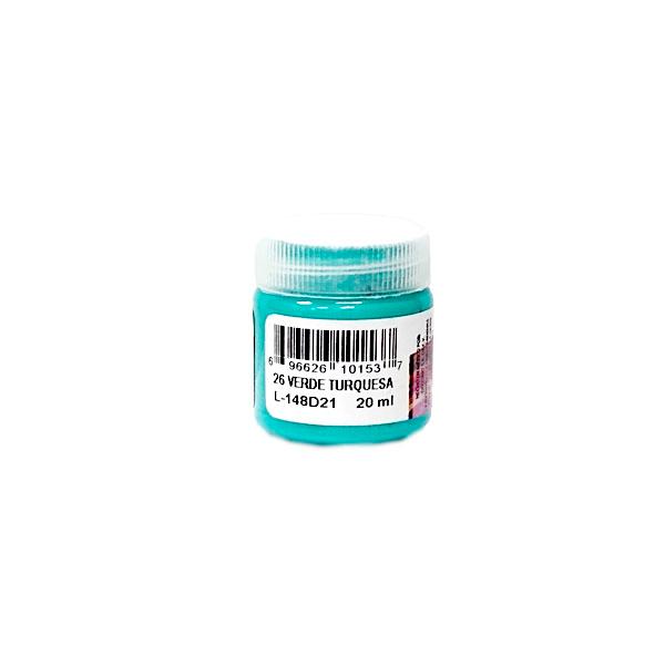 ACRÍLICO VERDE TURQUESA 20 ML