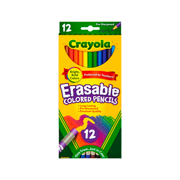 LAPIZ COLOR BORRABLE CJ 12UND 44125