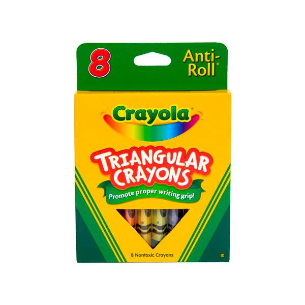 CRAYOLA CRATIN CERA TRIANG CJ 16UND 40165