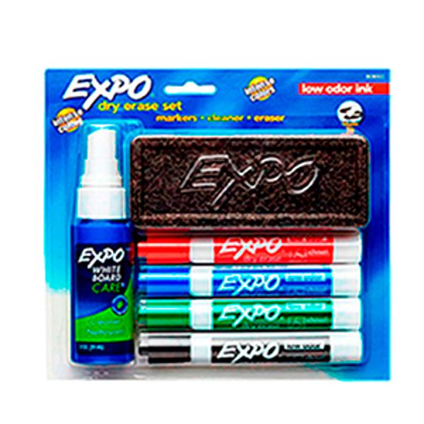 SET EXPO 4 MARCADOR PIZARRA+BORRADOR 85294