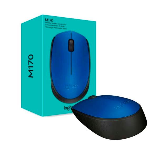 MOUSE INALÁMBRICO AZUL LOGITECH (MODELO M170)-VISTA-01