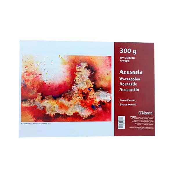 BLOCK ACUARELA 300G 25X35 10 HOJAS