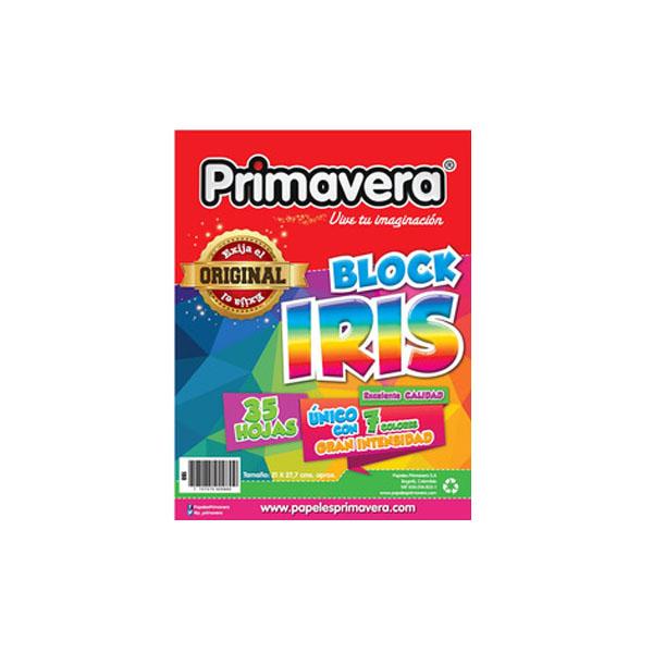 BLOCK DE 35 HOJAS IRIS MARCA PRIMAVERA 
