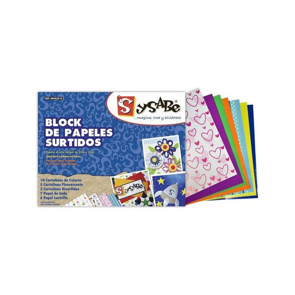 BLOCK DE PAPEL SURTIDO SYSABE 30HJS