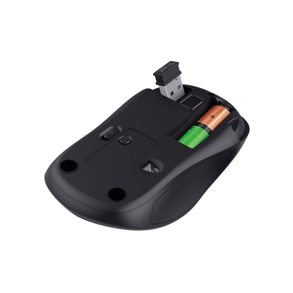 MOUSE INALÁMBRICO TRUST NEGRO (MODELO TM-250-223636)-VISTA-1
